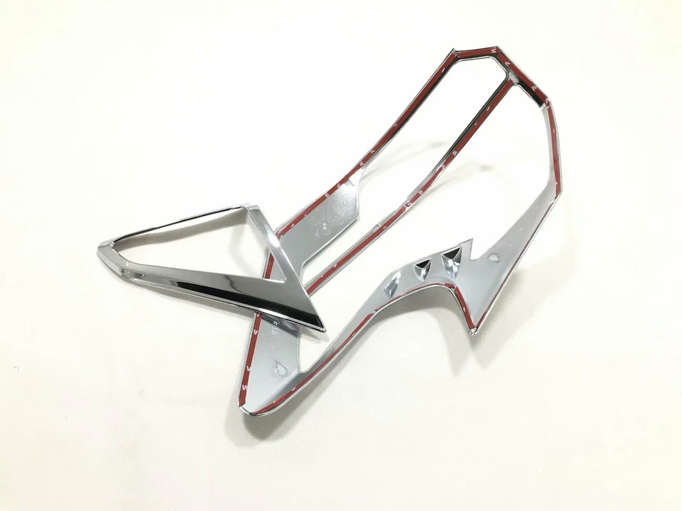 For Nissan Kicks 2017-2019 2 Pcs ABS Chrome Tail Rear Light Lamp Cover Trim - Image 2 of 4