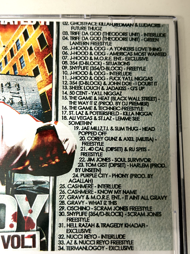 RARE DJ DIGGZ DJ RATED R HOODY SEASON 2005 NYC HIP HOP MIXTAPE MIX CD ...