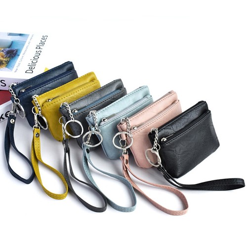 PU Leather Coin Purse Change Purses Women's Wallets Card Holder Key Pocket Cas ∂