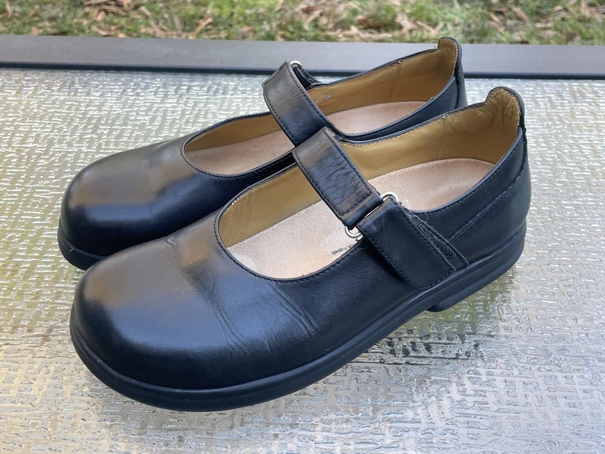 Footprints By Birkenstock Women’s Size EUR 37 Mary Jane Leather Comfort Shoes Bk