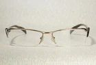 Size Large IYOKO INYAKE IY 279 Satin Gold and Brown Tortoise Eye Glasses Frames
