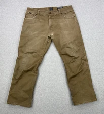 Kuhl Pants Mens 38x30 Brown Rydr Vintage Patina Dye Cargo Hiking Distressed
