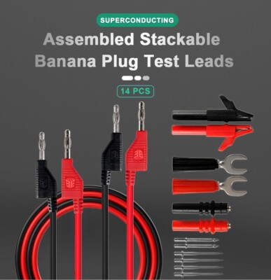 Prüfkabel hochwertige elektrische Prüfung Essential BEST BST-080 gestapelte Banane