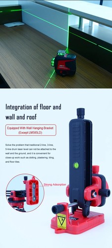 UNI-T Green Cross Line Laser Level Self-Leveling/Manual 30m/40m 3D 8/12/16 line - Picture 13 of 28