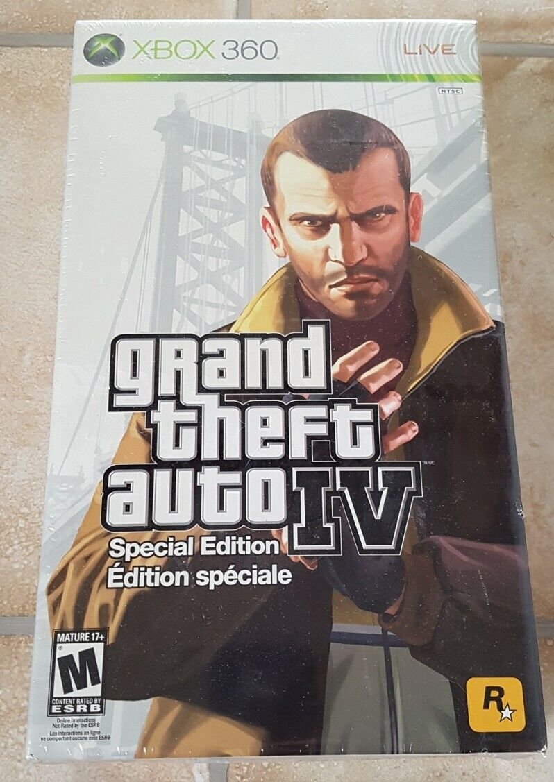 Xbox 360 Grand Theft Auto IV Special Collectors Limited Edition *No Game* 4  5 6