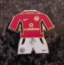 United "Vodaphone sponsor  " NIKE HOME kit badge, Gift from Manchester