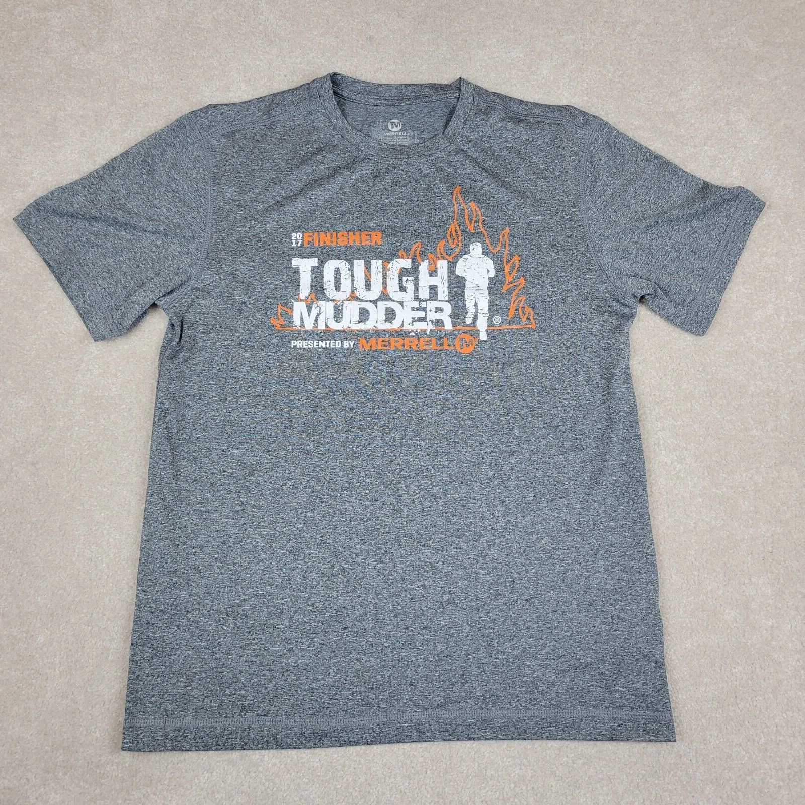 merrell tough mudder 2017 finisher select wick active run shirt