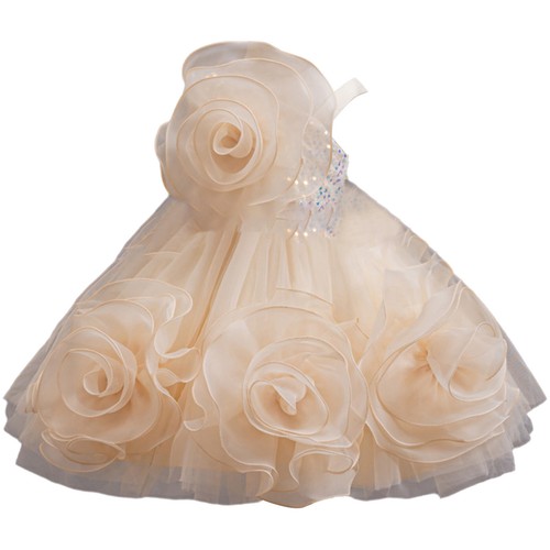 Sequins Girl Dress Flower Girls Dress Wedding Pageant Birthday Party Dress Gown - Picture 17 of 30