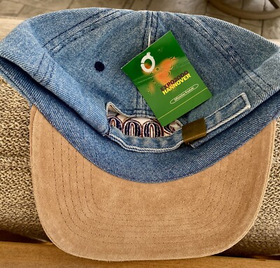 2000 EXPO (WORLD) HANNOVER GERMANY BALL CAP HAT BLUE DENIM & KHAKI