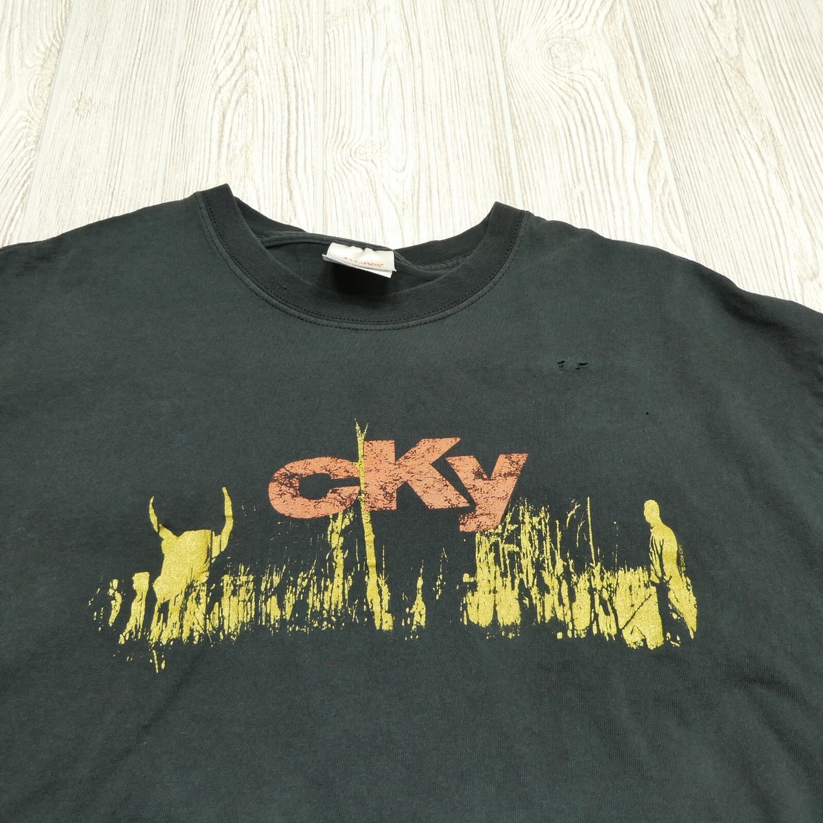 ヴィンテージ✨CKY Tシャツ クラシックロゴ ブルー Classic Logo
