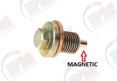 MAGNETIC Oil Drain Plug Bolt & Washer (MDP541) for 2009-2016 Mazda 3 Miata RX-8