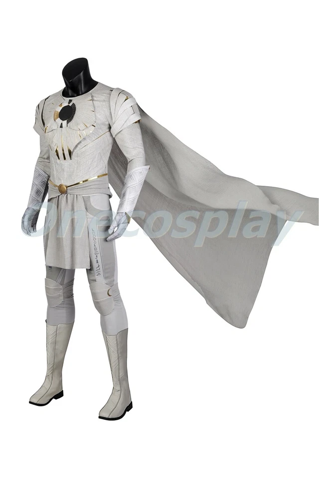 Disfraz de Caballero Luna 2022 Marc Spector Disfraz Traje Ver3 Traje Blanco Foto 2 de 4