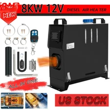 8KW 12V Portable Diesel Heater featuring Digital Display & Remote
