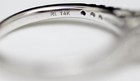 14k Gold HELZBERG HDS LGD 1/2ctw Lab Grown Diamond Promise 3 Stone Halo Ring — photo 5