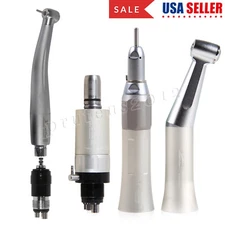 NSK Style Dental Turbine High/Low Speed Handpiece 4H Air Motor Contra angle Push