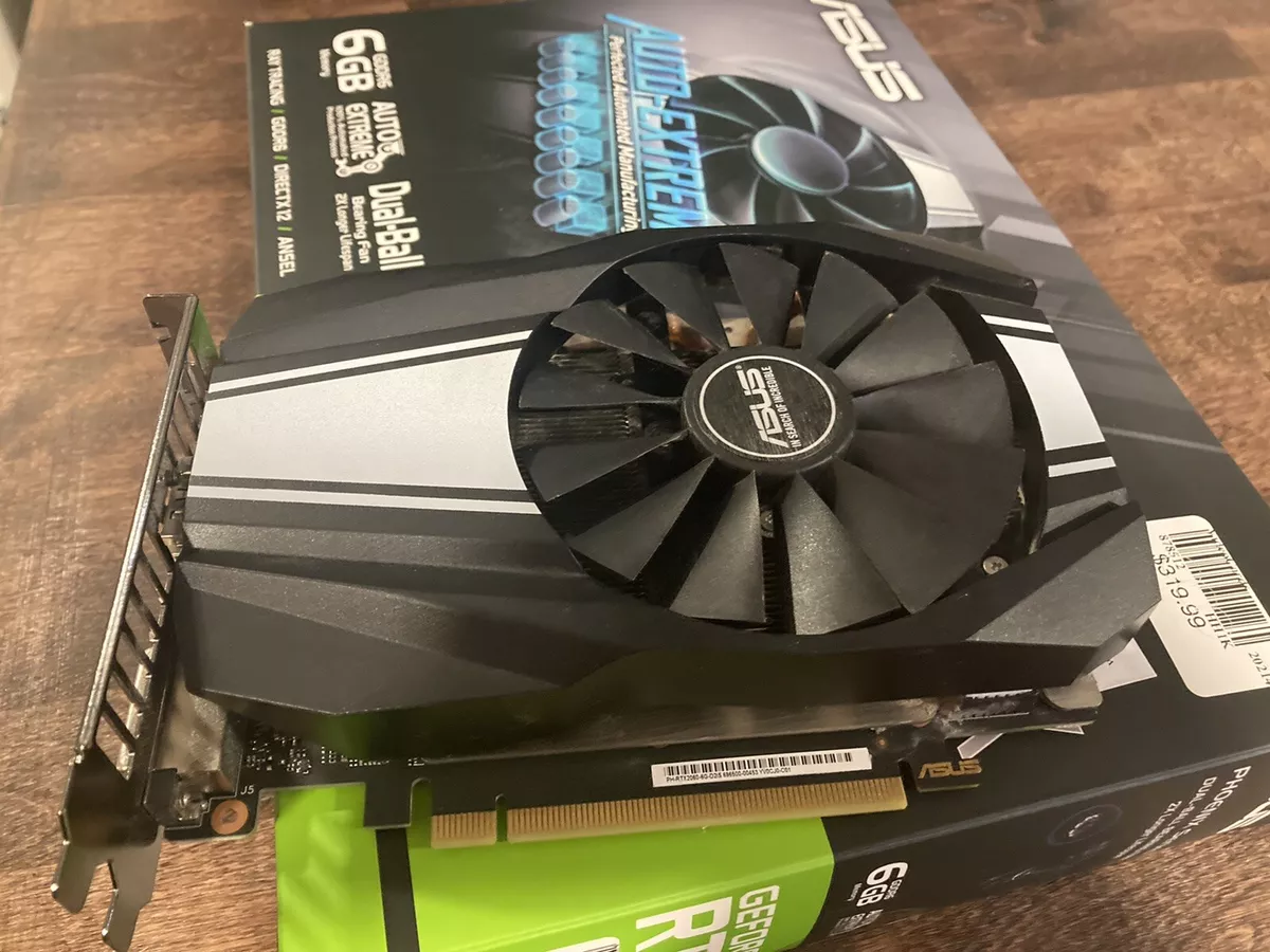 ASUS PH-RTX2060-6G 192bit GDDR6 Phoenix GeForce Graphics Card