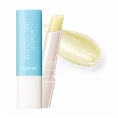 The Saem Saemmul Essential Tint Lip Balm 6 Colors #WH01 Transparent #mde