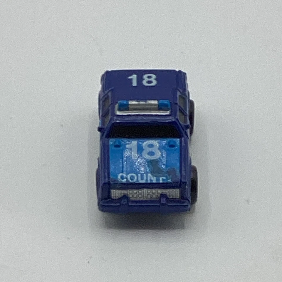 Vintage Micro Machines 1988 Funrise County Police Car White/Blue Diecast 1:160 - Image 2 of 4
