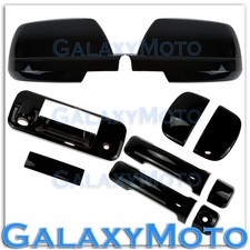 07-13 Tundra Double Cab Black Mirror4 Door Handletailgatecamera Hole Cover 07-13 Tundra Double Cab Black Mirror4 Door Handletailgatecamera Hole Cover