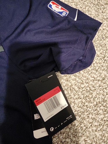 Rare! NWT $75 Utah Jazz Authentic Team Issued Coaching Shirt Size L Tall - Picture 2 of 4