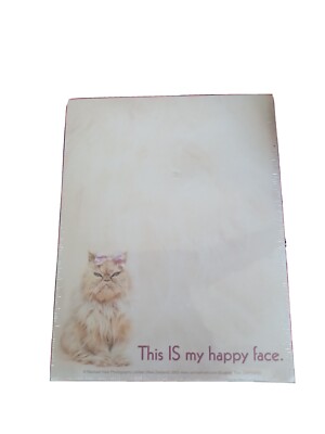Note Pad Stationery Scratch Writing Pad 4 1/2 x5 3/4''This is my Happy Face''