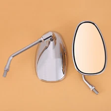 Chrome Motorcycle Rearview Mirrors For 2011-2012 Suzuki Boulevard C50T C50 C90