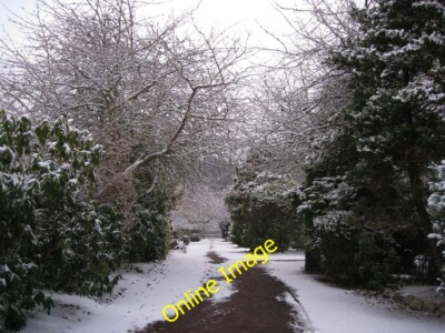 Photo 6x4 Wintry look to Bellfield Park Inverness Looking into the park f c2012
