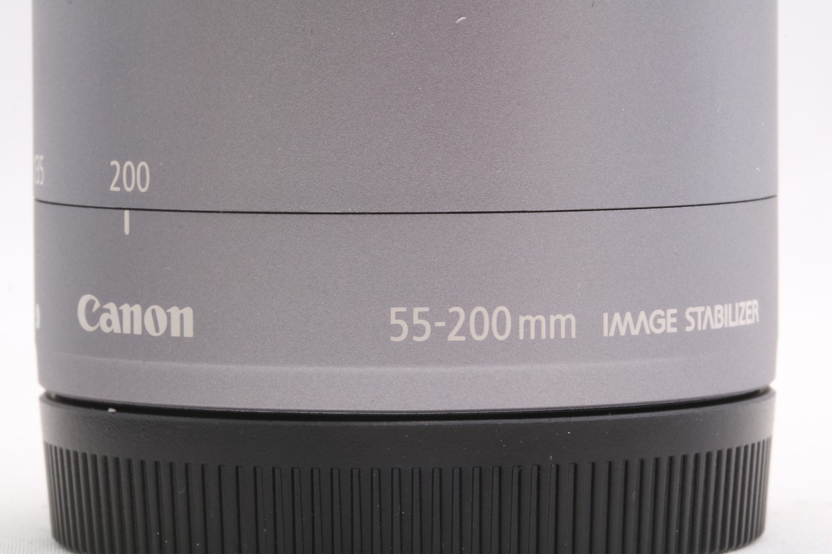 Near Mint] Canon EF-M 55-200mm f/4.5-6.3 IS STM Lens Silver