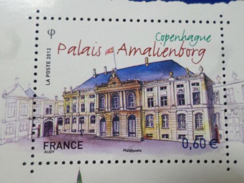 FRANCE, 2012 timbre 4638 CAPITALES COPENHAGUE, PALAIS AMALIENBORG, neuf**, MNH - Zdjęcie 1 z 1