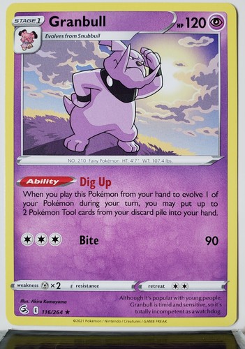 Fusion Strike Pokemon Card /264 NM/M Buy2Get1Fr MIX&MATCH SETS $2 Flat Shipping - Picture 98 of 218