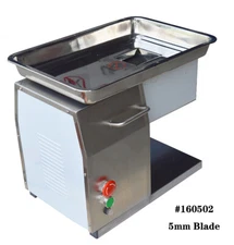 TECHTONGDA® Commercial Meat Slicer 110V 5mm Meat Cutter Cutting Machine 250kg/h 