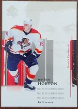 2004-05 SP AUTHENTIC NATHAN HORTON FLORIDA PANTHERS CARD #39 NM/MT