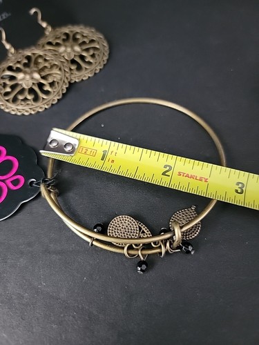 Juego de Collares y Pendientes de JOYERÍA PAPARAZZI NUEVO/Pulsera/Pendientes/Color Latón - Imagen 11 de 13
