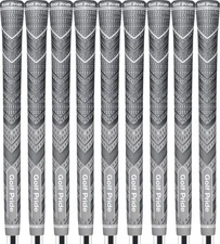 Golf Pride MCC Plus4 Gray Midsize Grip - Set of 9 - #1 Hybrid Grip in Golf!