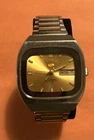 Seiko 5 7009 3170  Square GoldTV Dial Day Date Automatic Vintage 1980’ Watch 17J