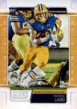 2019 Score #439 Patrick Laird Gold Zone #/50 Rookie RC