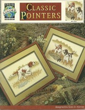 Dogs Classic Pointers Cross Stitch Pattern Bo...
