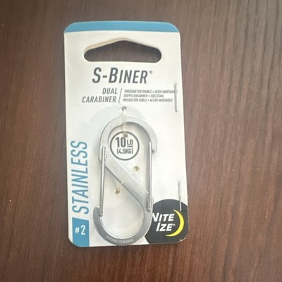 Nite Ize S-Biner #2 Stainless Steel S Shape Carabiner SB2-03-11