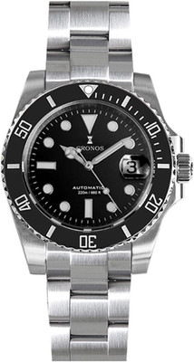 Cronos 40mm Automatic Dive Watch 200M Waterproof Sapphire for Men