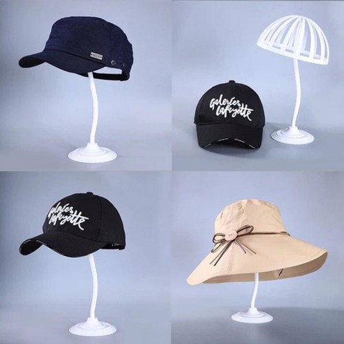 20cm Cap Holder Rack Plastic Dome Hat Rack Wigs Show Display Stand Adult - Picture 4 of 7