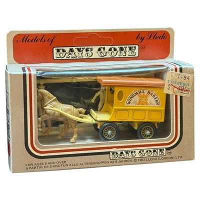 Lledo Days Gone #3 UK Windmill Bakery Horse Wagon 1983 Diecast MIB w/ Figures