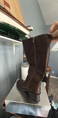 Women's Brown Faux Leather Boots 