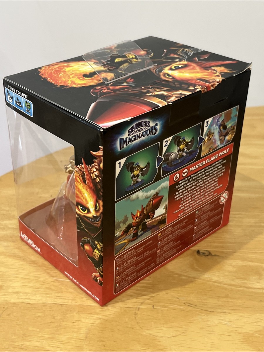 Hard-Boiled Flare Wolf Figurine Skylanders Imaginators
