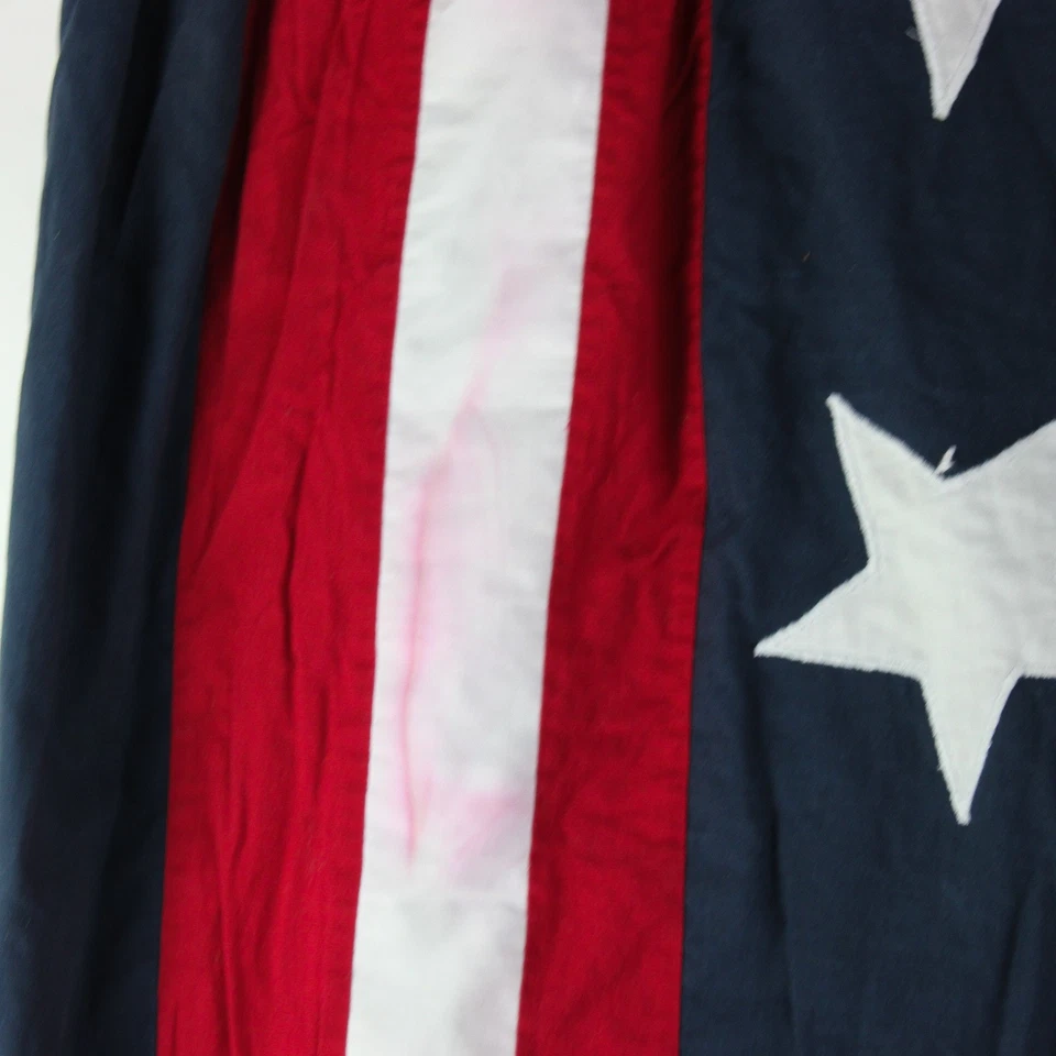 Manta acolchada sin marca roja/blanca/azul bandera americana tamaño queen Foto 3 de 4