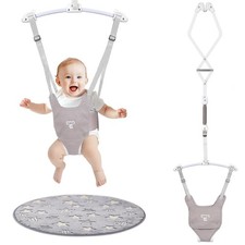 Baby Jumper, Baby Jumper Doorway with Adjustable Strap, Easy to Assemble, with a