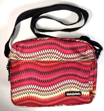Yak Pak Pink Messenger Crossbody Purse Travel Shoulder Bag Adjustable Strap