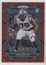 2022 Panini Prizm Rookies No Huddle Red Prizm 13/50 Ikem Ekwonu #366 z5b