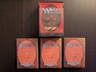 4TH EDITION * 1 Empty Deck Box + 3 Rulebooks WOC6100 * Magic the Gathering MtG
