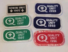 Boy Scouts Patches Quality Unit 96 97 99 Honor 85 Iron On Embroidered BSA Awards