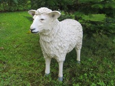 Schaf Deko Figur  77x60cm Mutterschaf Garten Figur Design Dekoration Skulptur